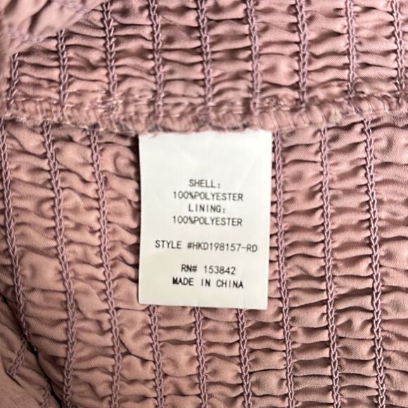 Melloday Pink Floral Smocked Skirt Dress MEDIUM NWT - Picture 16 of 16